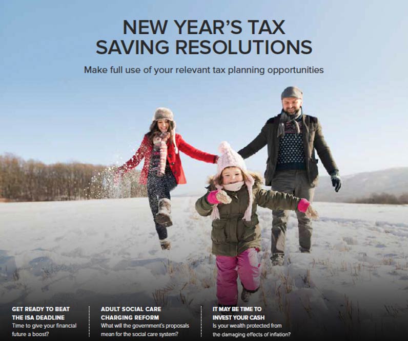 New Year's Tax Saving Resolutions